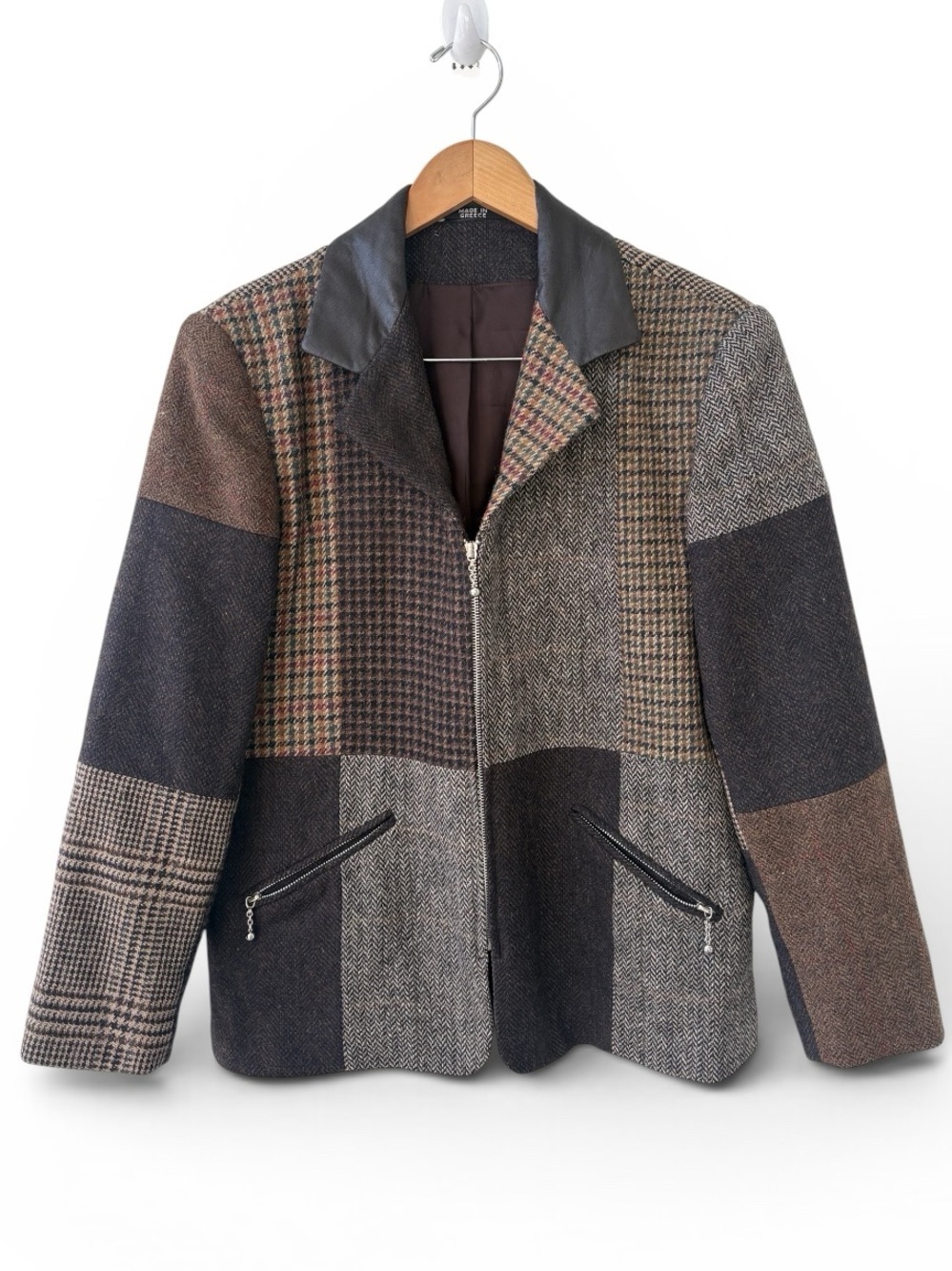 Patchwork Jacket Women Size 10 Vintage
